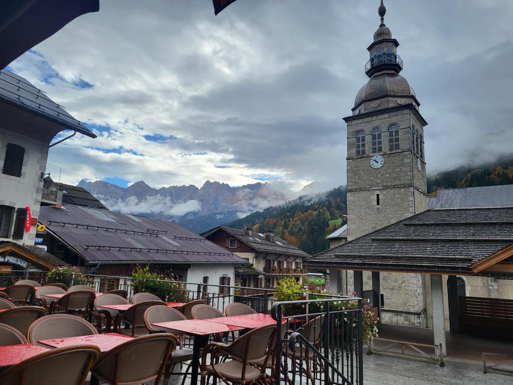 Appartement Cosy Face Aux Aravis 르그랑보르낭 외부 사진